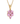 Pink Sapphire Cluster Pendant – 9KT Yellow Gold | Fine Jewelry Yellow Gold