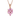 Pink Sapphire Cluster Pendant – 9KT Yellow Gold | Fine Jewelry Rose Gold