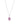 Pink Sapphire Cluster Pendant – 9KT Yellow Gold | Fine Jewelry