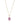 Pink Sapphire Cluster Pendant – 9KT Yellow Gold | Fine Jewelry