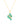 Emerald & Diamond Floral Cluster Pendant – 9KT Yellow Gold | Fine Jewelry Yellow Gold