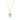 Emerald & Diamond Cluster Pendant – 9KT Yellow Gold | Fine Jewelry Yellow Gold