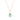 Emerald & Diamond Cluster Pendant – 9KT Yellow Gold | Fine Jewelry Rose Gold