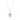 Emerald & Diamond Cluster Pendant – 9KT Yellow Gold | Fine Jewelry White Gold