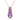 Pink Amethyst and Diamond Pendant in 9K Yellow Gold Rose Gold