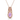 Pink Amethyst and Diamond Pendant in 9K Yellow Gold