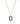 Brazilian Pink Amethyst 7.40ctw Pendant With Chain In 9KT Rose Gold