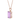 Pink Amethyst Solitaire Pendant in 9K Yellow Gold