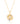 Multi sapphire Halo Pendant – 9KT Yellow Gold | Fine Jewelry