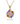 Multi-Sapphire Halo Pendant – 9KT Yellow Gold | Fine Jewelry Yellow Gold