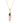 Multi sapphire Pendant – 9KT Yellow Gold | Fine Jewelry
