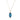 London Blue Topaz Pendant – 9KT Yellow Gold | Fine Jewelry Yellow Gold