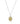 Yellow Sapphire 0.90ctw Pendant With Chain In 9KT Yellow Gold