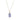 Tanzanite AA Cluster Drop Pendant – 9KT Yellow Gold Yellow Gold