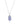 Tanzanite With Diamond EF-VS 1.70ctw Pendant With Chain In 9KT Yellow Gold