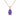 Tanzanite A Cushion Pendant – 9KT Yellow Gold | Fine Jewelry Rose Gold