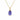 Tanzanite A Cushion Pendant – 9KT Yellow Gold | Fine Jewelry Yellow Gold