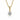 Lab-Grown Diamond Solitaire Pendant – 9KT Yellow Gold | Fine Jewelry