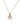 White Pearl 4.90ctw Pendant With Chain In 9KT Yellow Gold