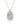 White Pearl 20.40ctw Pendant With Chain In 9KT Rose Gold