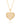 Pink Tourmaline Heart Pendant – 9KT Yellow Gold | Fine Jewelry