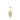 Mint Quartz & Diamond Halo Pendant – 9KT Yellow Gold | Fine Jewelry