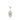Mint Quartz & Diamond Halo Pendant – 9KT Yellow Gold | Fine Jewelry