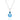 Blue Topaz Round Solitaire Pendant – 925 Sterling Silver | Fine Jewelry