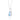Sky Blue Topaz Coral-Motif Solitaire Pendant – 925 Sterling Silver | Fine Jewelry