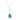 Larimar Teardrop Pendant – 925 Sterling Silver | Fine Jewelry