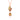Citrine & Sapphire Cluster Drop Pendant – 9KT Yellow Gold | Fine Jewelry Rose Gold