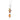Citrine & Sapphire Cluster Drop Pendant – 9KT Yellow Gold | Fine Jewelry