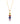 Multi-Sapphire Vertical Cluster Pendant – 9KT Yellow Gold | Fine Jewelry Yellow Gold