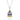 Multi-Sapphire Cluster Pendant – 9KT Yellow Gold | Fine Jewelry White Gold