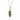 Indian Alexandrite Cluster Oval Pendant in 9K Yellow Gold