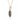 Indian Alexandrite Cluster Oval Pendant in 9K Yellow Gold