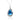 London Blue Topaz and Diamond Drop Pendant in 9K Yellow Gold