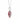 Pink Tourmaline and Diamond Double Halo Heart Pendant in 9K Yellow Gold