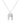 Black Spinel With White Topaz 0.40ctw Pendant With Chain In 925 Sterling Silver