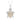 Red Garnet With Multi Stone 1.80ctw Pendant With Chain In 925 Sterling Silver