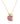 Rhodolite Garnet With Multi Stone 0.60ctw Pendant In 925 Sterling Silver