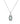 Swiss Blue Topaz 3.00ctw Pendant With Chain In 925 Sterling Silver