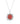 Rhodochrosite 16.80ctw Pendant With Chain In 925 Sterling Silver