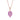 Pink Sapphire Cluster Pendant – 9KT Yellow Gold | Fine Jewelry