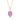Pink Sapphire Cluster Pendant – 9KT Yellow Gold | Fine Jewelry