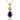 Tanzanite Halo Pendant – 9KT Yellow Gold | Fine Jewelry Yellow Gold