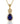 Tanzanite Halo Pendant – 9KT Yellow Gold | Fine Jewelry Yellow Gold