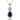 Tanzanite Halo Pendant – 9KT Yellow Gold | Fine Jewelry White Gold