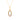 Rhodolite Garnet & Diamond Drop Pendant – 9KT Yellow Gold | Fine Jewelry