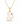 White Enamel Bunny Pendant with Chain in 925 Sterling Silver